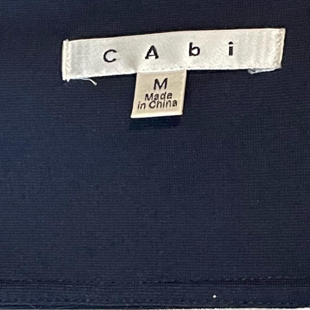 CAbi #823 Striped Life Jacket Nautical Double Breasted Gold Anchor Button Blazer - Picture 7 of 13
